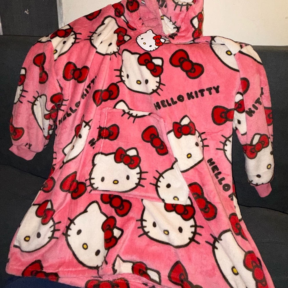 Hello Kitty Pink Hooded Sweater